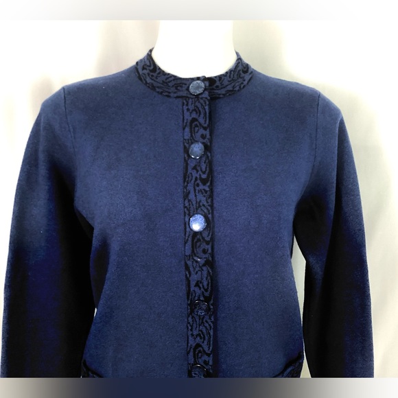 Castle of Ireland-wool cardigan-size 12 - Picture 3 of 8